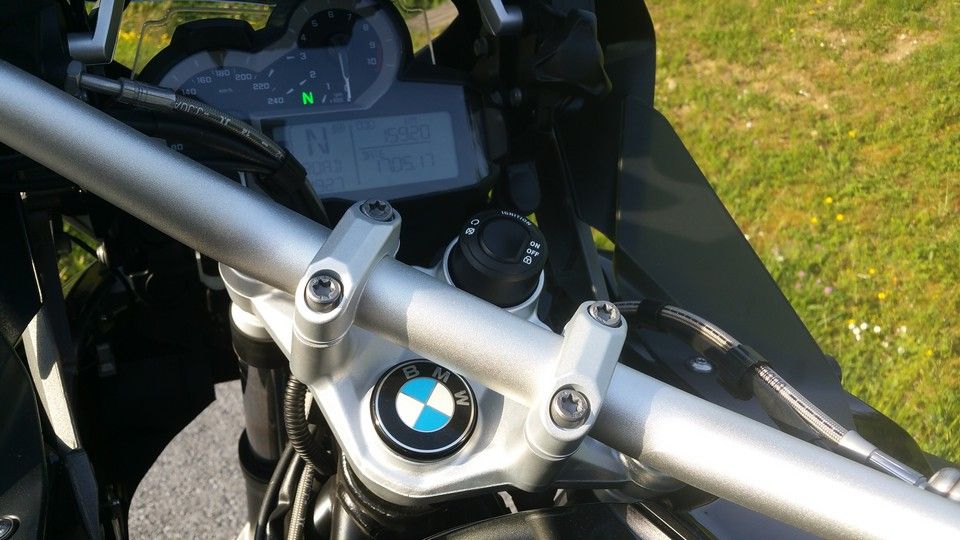 moto BMW 1200 GS keyless start