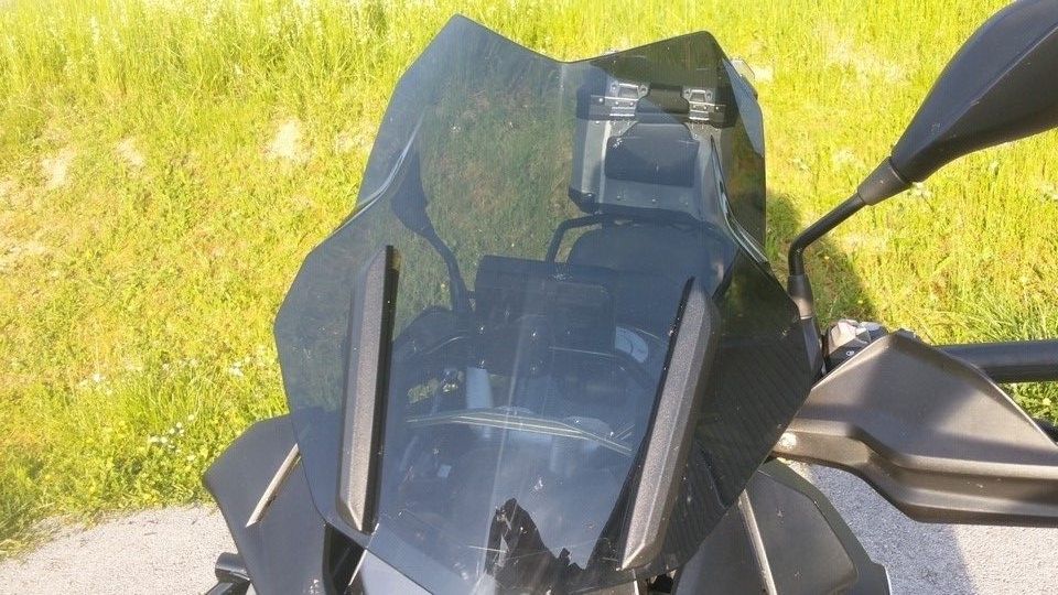 moto BMW 1200 GS bulle